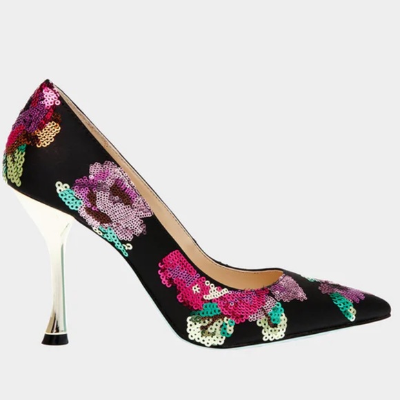 Betsey Johnson Shoes - Betsey johnson Jonas floral heels new size 8   #2